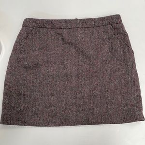H&M Herringbone Mini Skirt Size 4 NWT